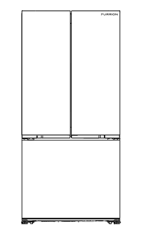 FURRION 18CUFT 12V REFRIGERATOR  FR