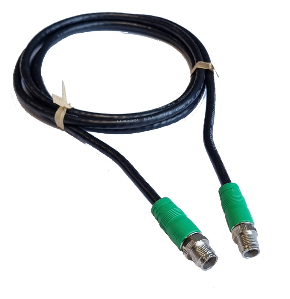 ETHERNET CABLE - GREEN M12 8-PIN MA