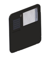 DOOR WTR HTR SAW6 BLACK