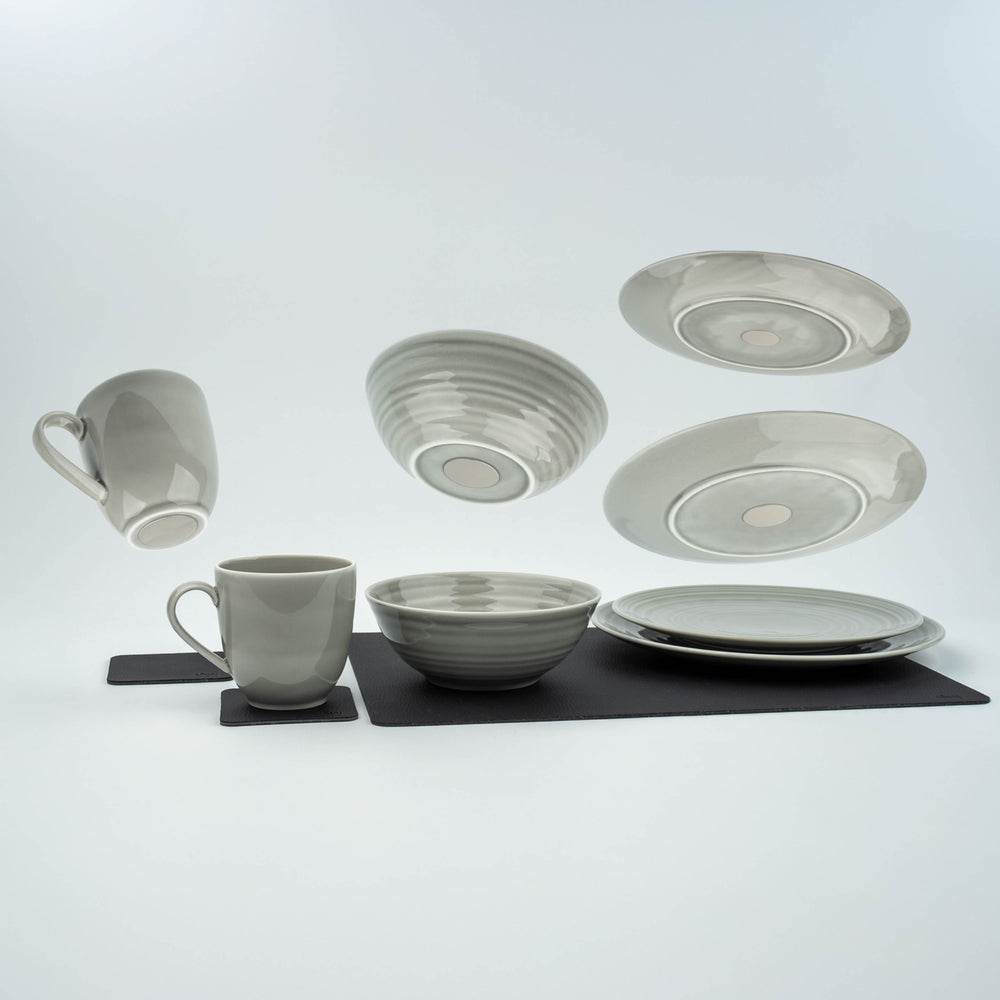PORCELAIN TABLEWARE SET ASH