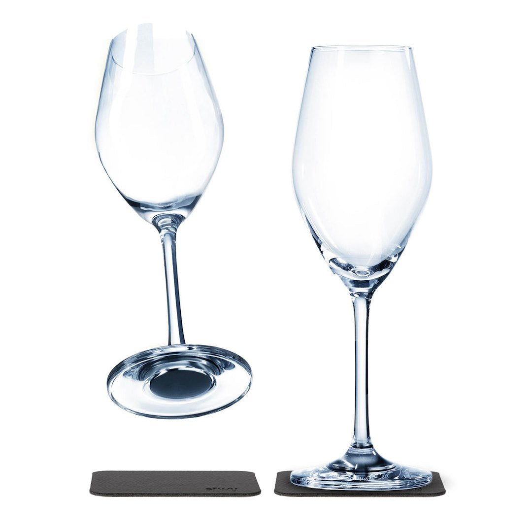 MAGNETIC CRYSTAL GLASS CHAMPAGNE