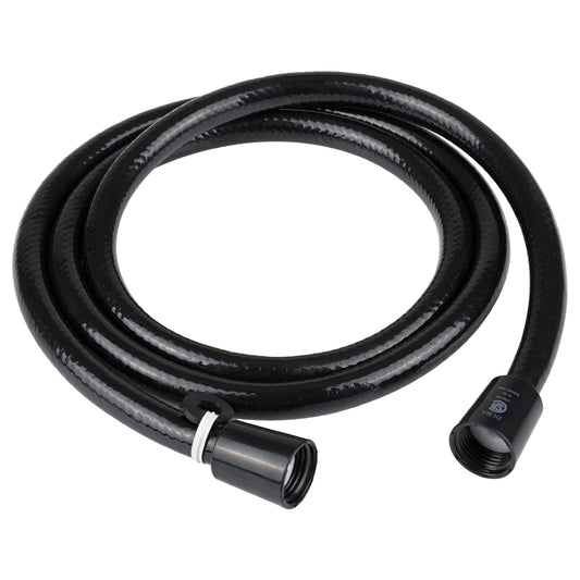 60'VINYL SHOWER HOSE BLK