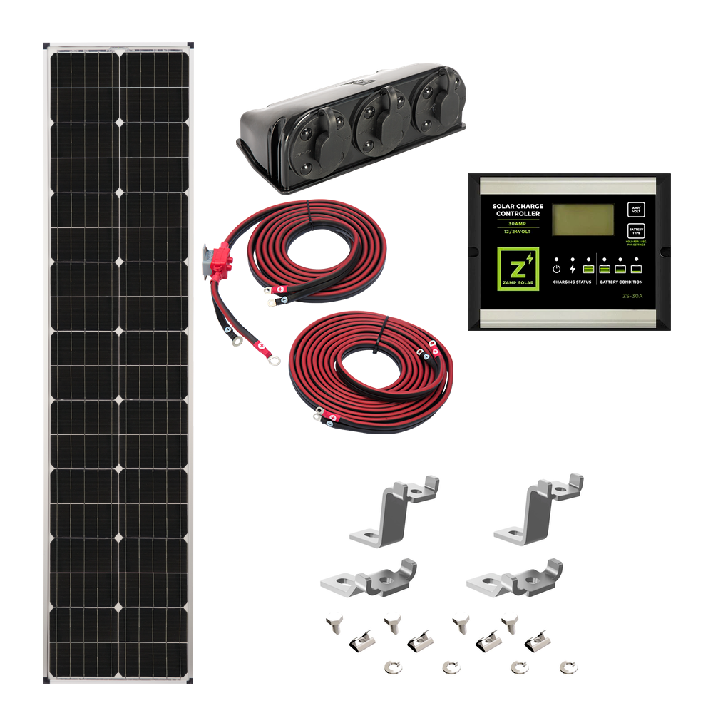 90 WATT DELUXE SOLAR KIT