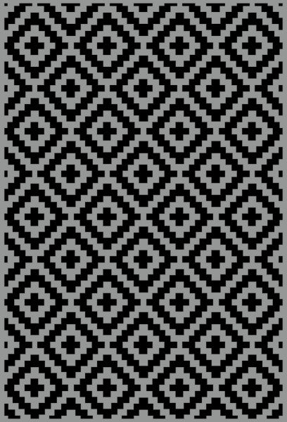 8X12 MAT BLACK/GREY