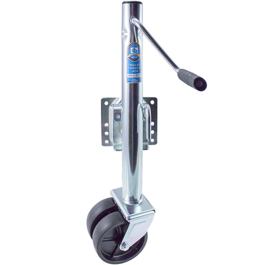 1500 LB DUAL WHEEL SWIVEL JACK