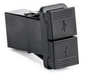 DUAL PORT USB 2.0 CHARGER  SQUARE D
