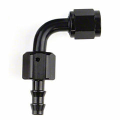 -4AN X 90  BLK PUSH-ON HOSE END