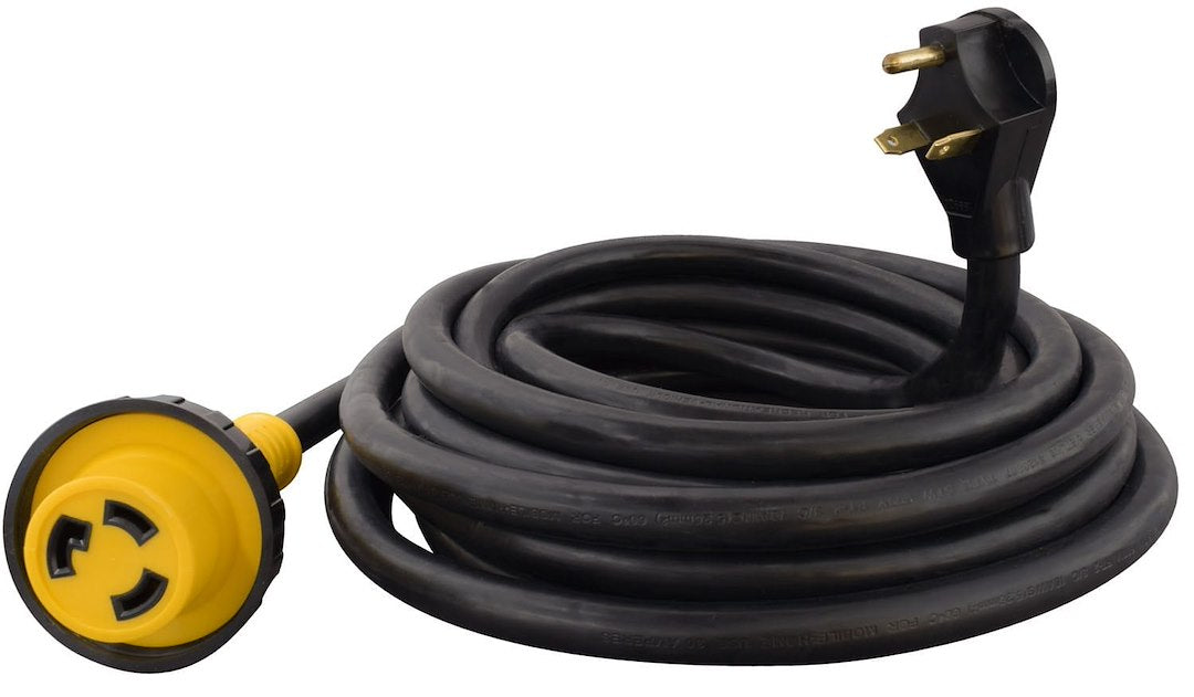 30A 25' DETACH CORD  BLACK  BULK