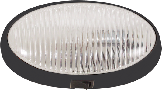 P-LIGHT OV W/SW  BLK BS  CLEAR
