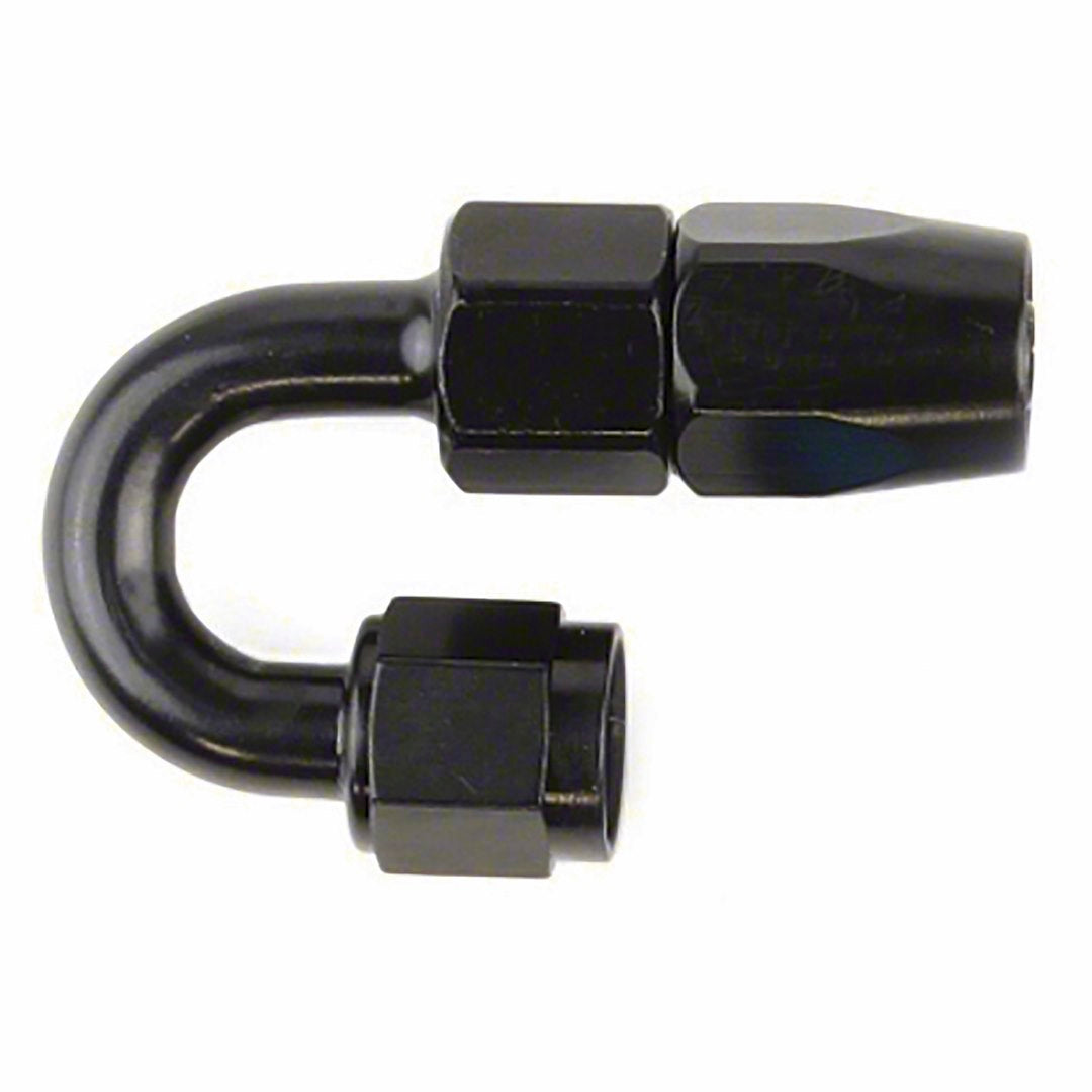 -8AN X 180  BLK HOSE END