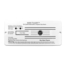 Load image into Gallery viewer, 12V CO/LP GAS ALARM FLUSH
