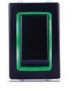 ROCKER SWITCH  HALO DPDT   GREEN HA