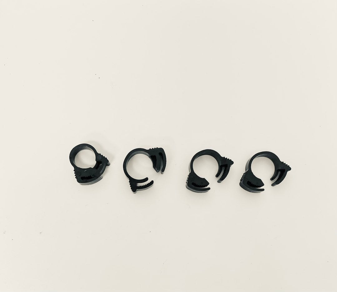 100PK NYLON RATCHET CLAMPS  11/32'