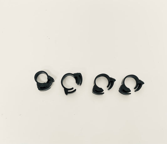 100PK NYLON RATCHET CLAMPS  11/32'