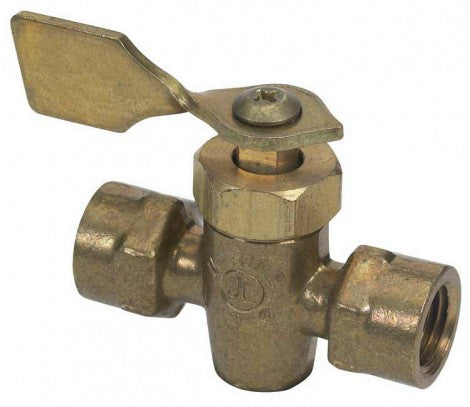 1/4 FNPT F/F BRASS SHUT-OFF