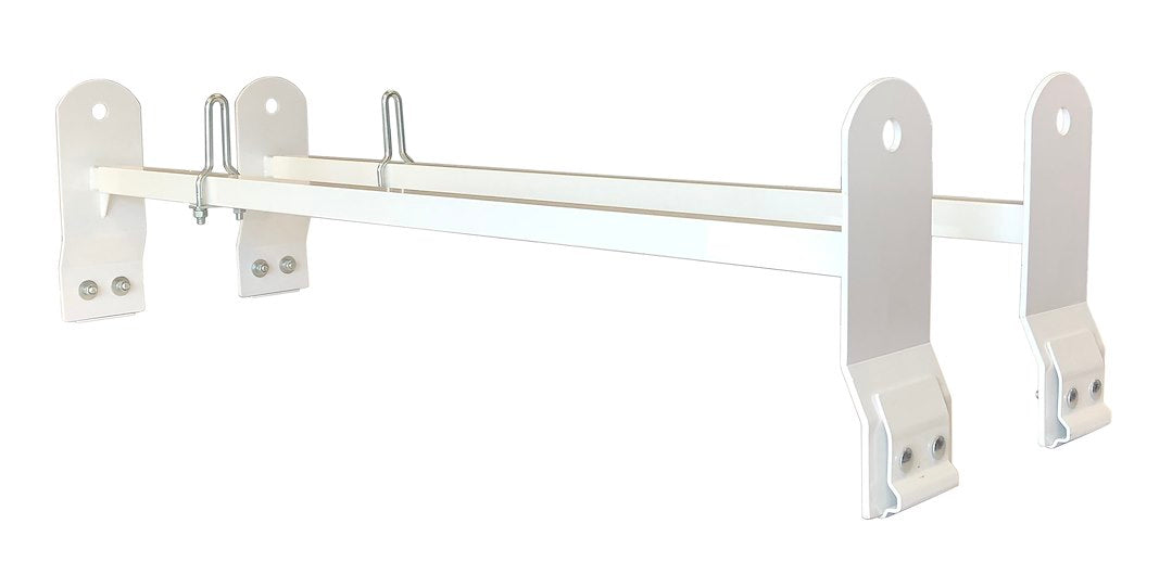 VAN RACK 2 BAR RG MOUNT WHITE