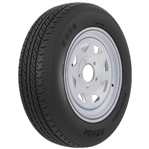 ST205/75R15 C/5H SPK WH W/STR