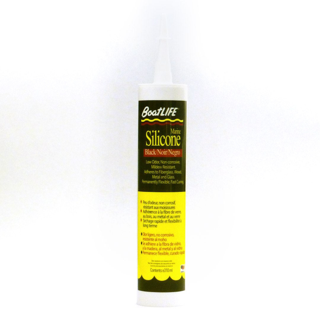 SILICONE 10.6 FL. OZ. CART. BLACK
