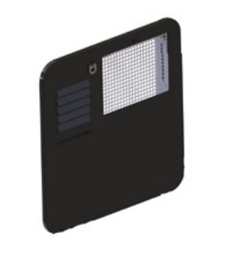 DOOR WTR HTR SAW6 BLACK
