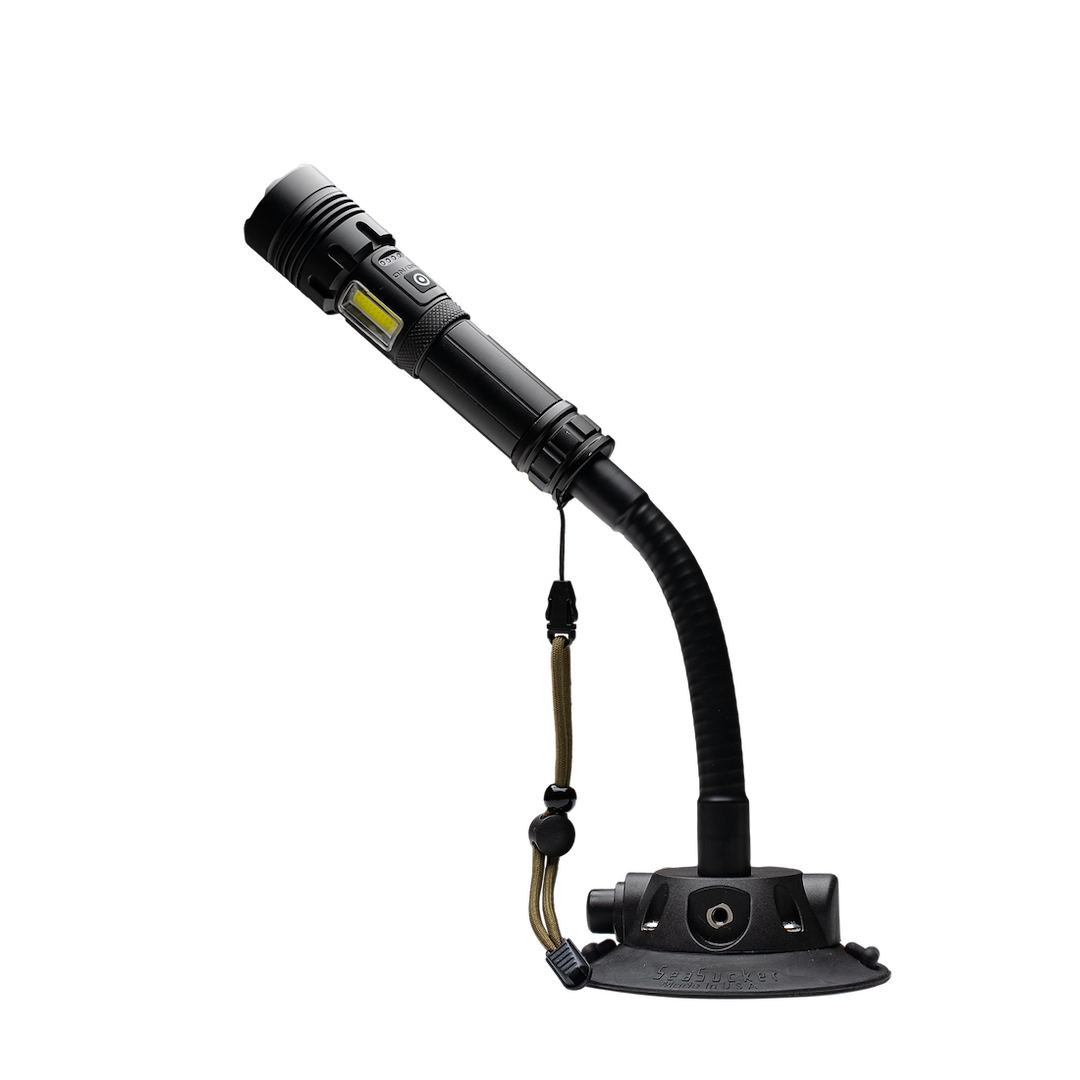 HEAVY-DUTY FLASHLIGHT MOUNT