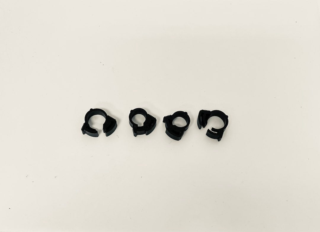 100PK NYLON RATCHET CLAMPS  5/16'-.