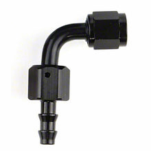 Load image into Gallery viewer, -8AN X 90  BLK PUSH-ON HOSE END
