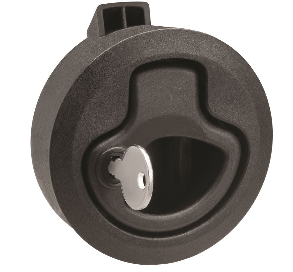 BLACK NYLON LOCKING SLAM LATCH