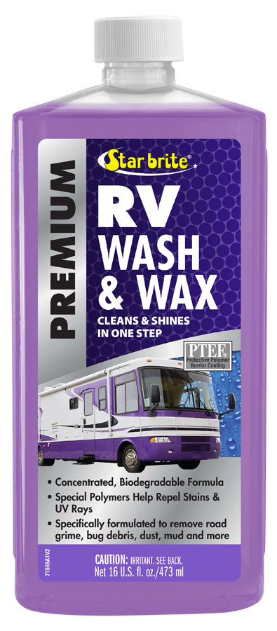 RV WASH & WAX 16 OZ.