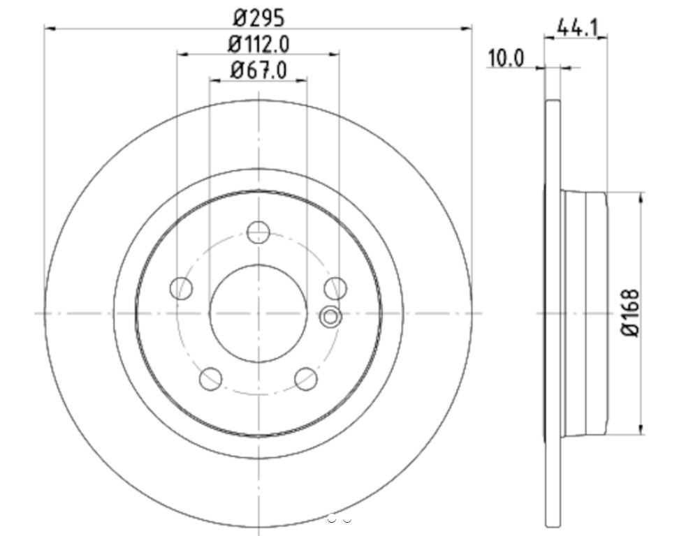 DISC BRAKE ROTOR HIGH CARBON
