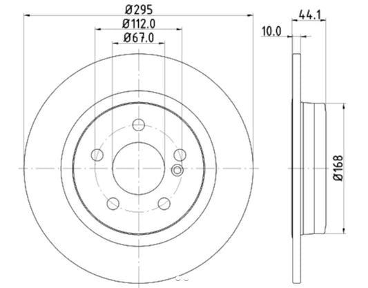 DISC BRAKE ROTOR HIGH CARBON