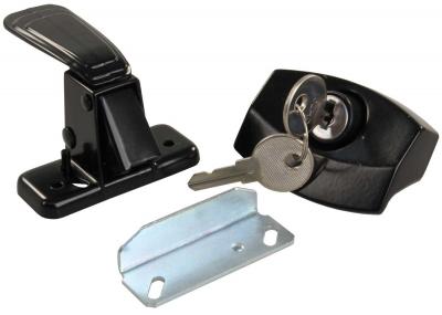 CAMPER DOOR LATCH  BLACK
