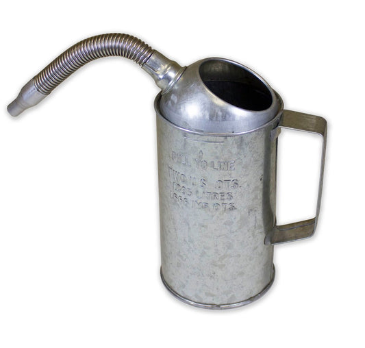 SILVER 2 QT  GAL MEASURE CAN