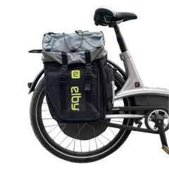 PANNIER BAG BLACK W/PISTACHIO LOGO