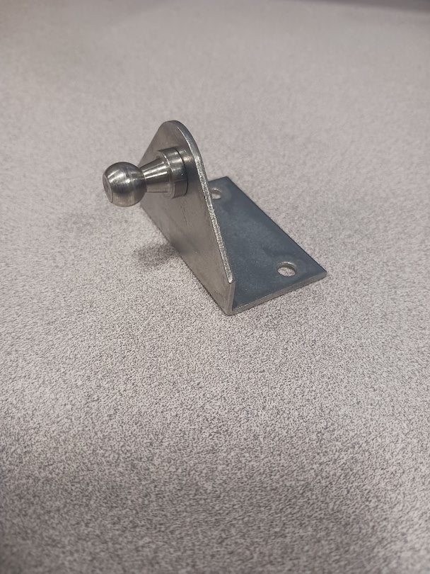 SS FLAT BRKT W/10MM BALL