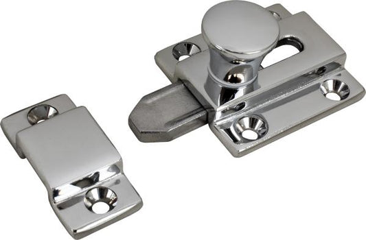 CHROME BRASS CUPBOARD BOLT
