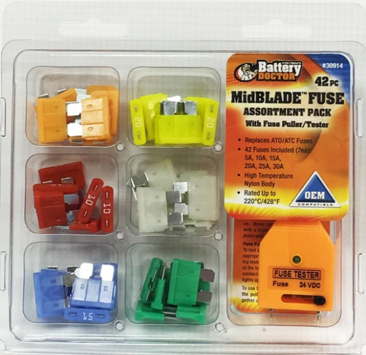 MIDBLADE  42PC FUSE KIT