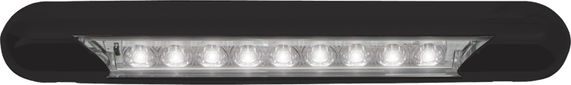 LED 8IN STRP; 12V; CLR;W/SWTCH BLK;