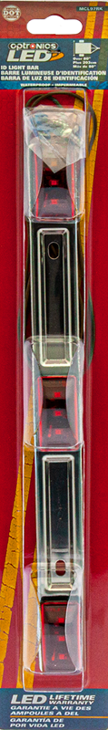 RED LED 3PC ID LITE BAR  STEEL
