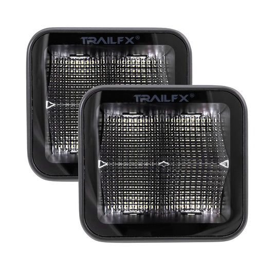 2X2 POD 4X5W FL BK PR BLK LENS CVR