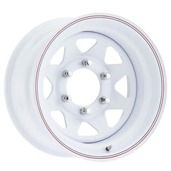 WHITE SPOKE 16X8 8X6.5 (4.5') BS