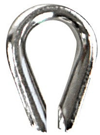 S.S. WIRE ROPE THIMBLE - 1/2'
