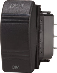 SWITCH CONTURA SPDT(ON)OFF(ON)DMBLK
