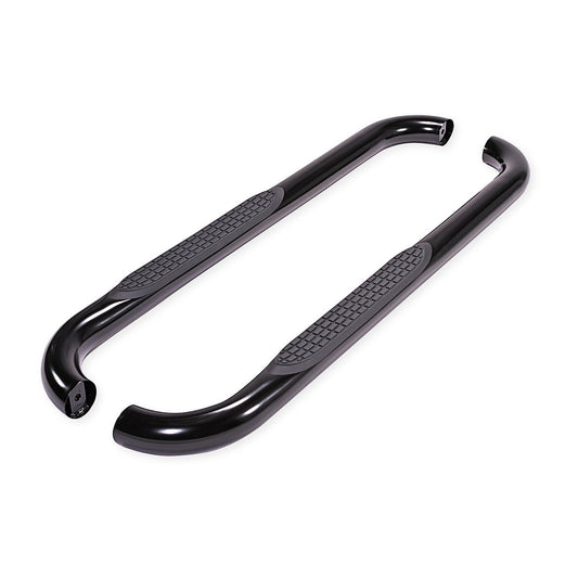 3' NERF BAR CHEVY SILV REG 19 BLK