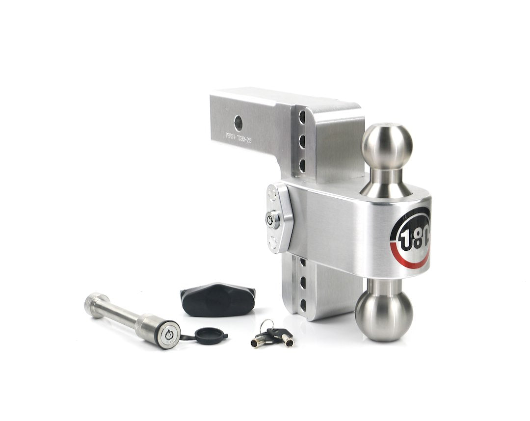 TURNOVER BALL 6' DROP HITCH W/ 2' S