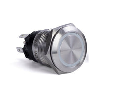 PUSH BUTTON SWITCH  BLUE HALO