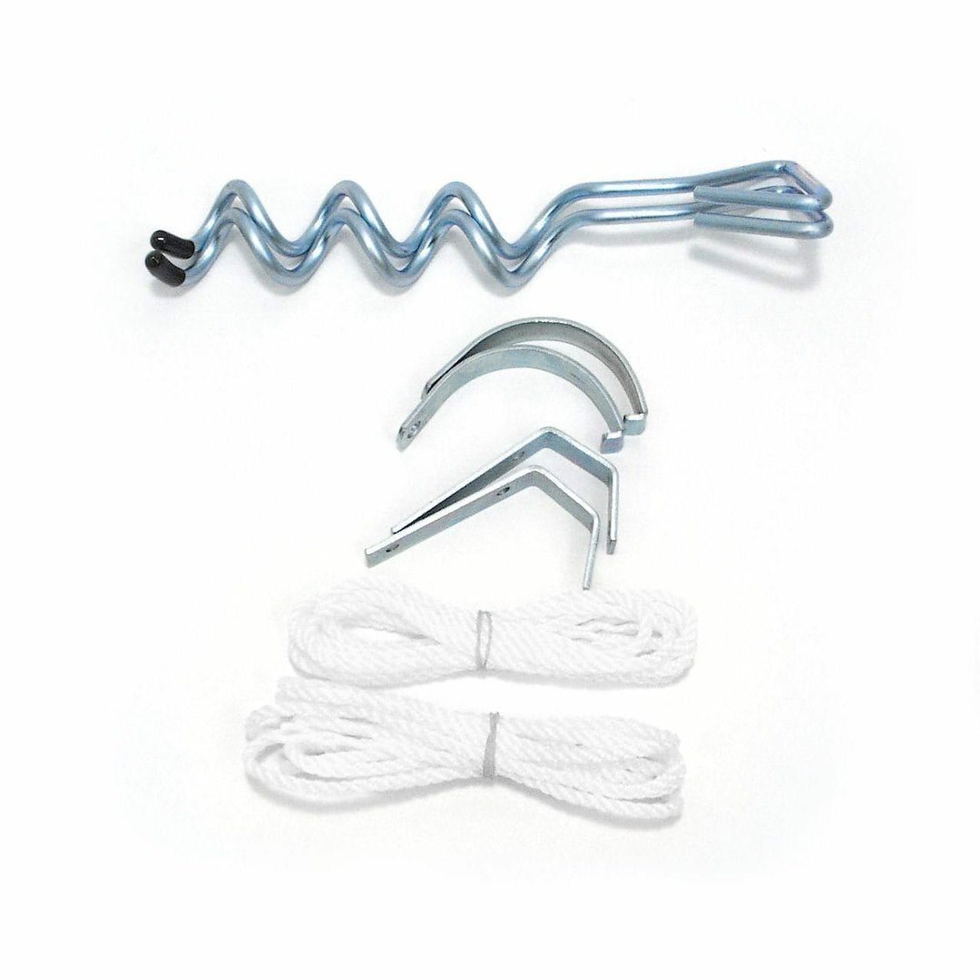 AWN. TIE DWN  HAPPY HOOKS