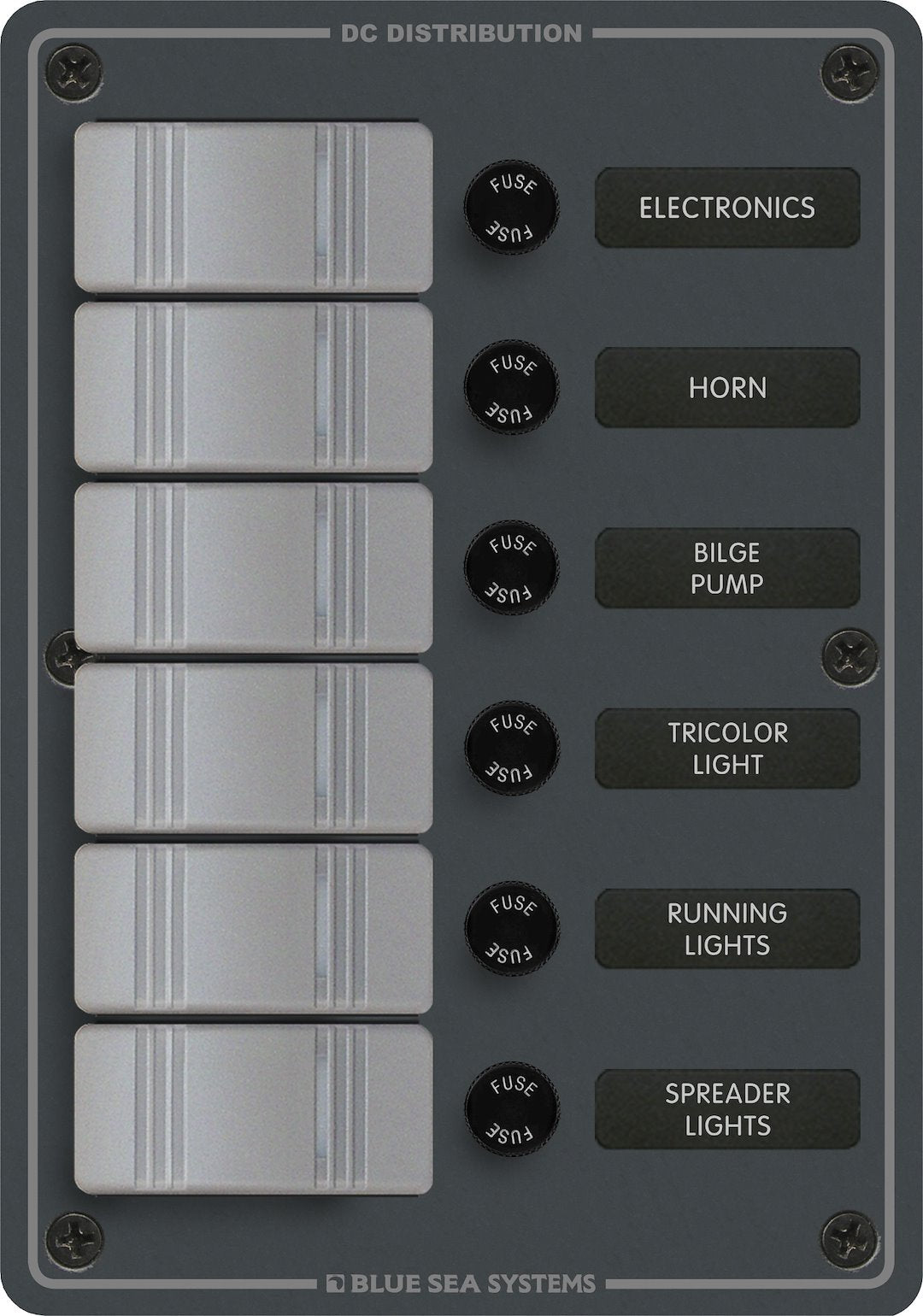 PANEL H2O 12VDC AGC 6POS V