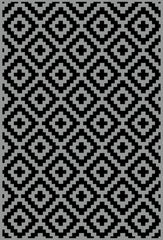 8X12 MAT BLACK/GREY