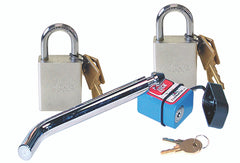 3PK COUPLER PADLOCK SET