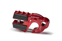 WINCH HOOK W/SHACKLE MOUNT-RED